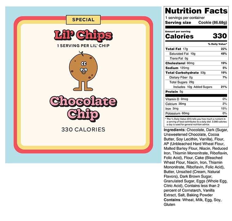 Nutritional Facts Graphic